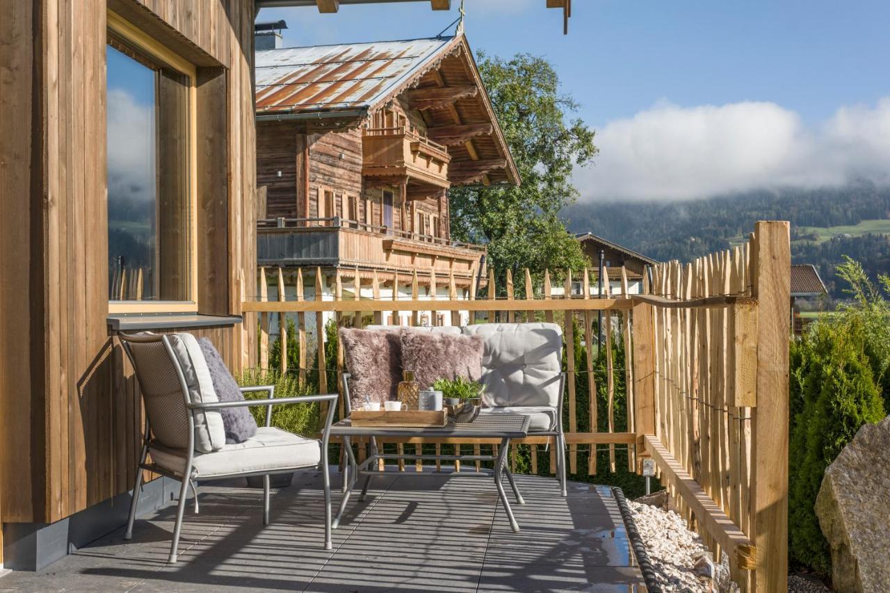 Narzenhof Wellness Chalets, Familien & Luxus Apartments Am Bauernhof St. Johann in Tirol Eksteriør billede