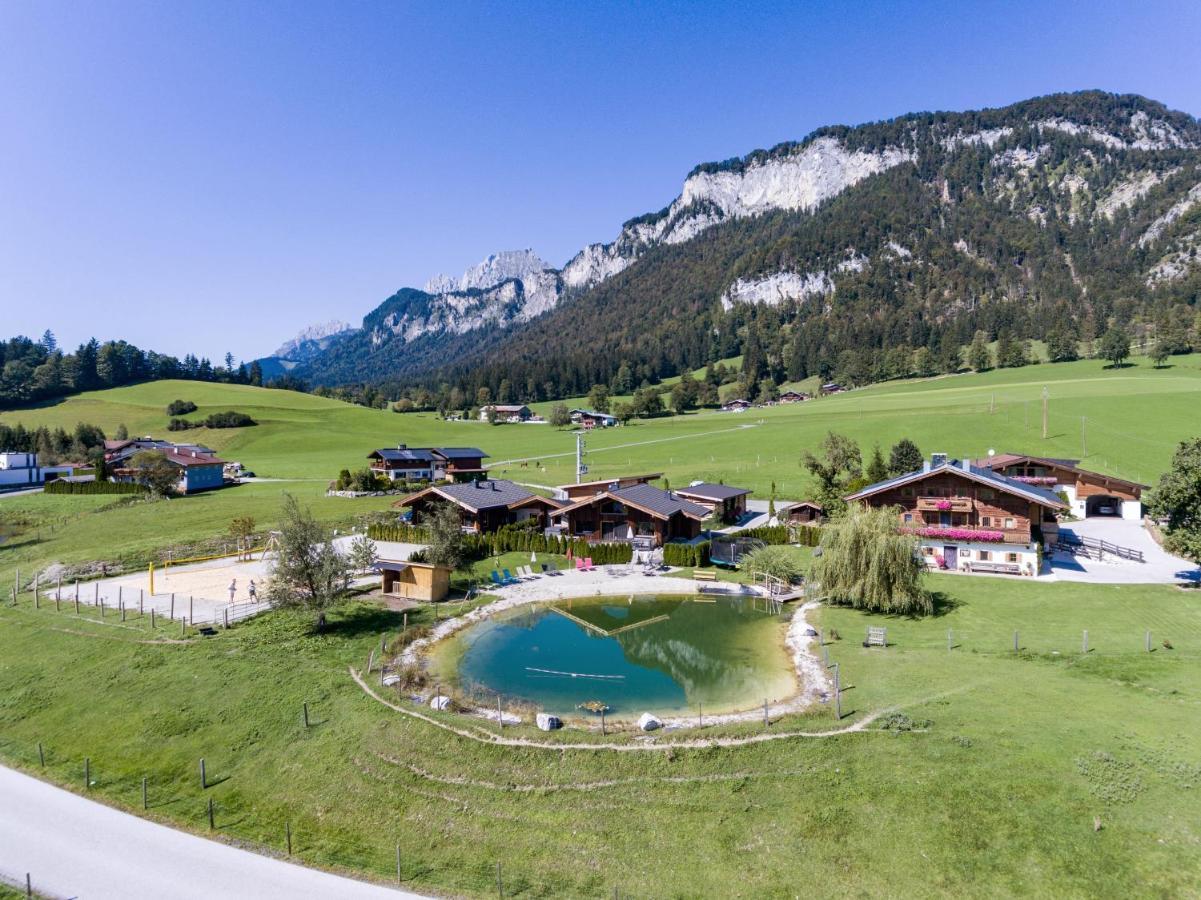 Narzenhof Wellness Chalets, Familien & Luxus Apartments Am Bauernhof St. Johann in Tirol Eksteriør billede