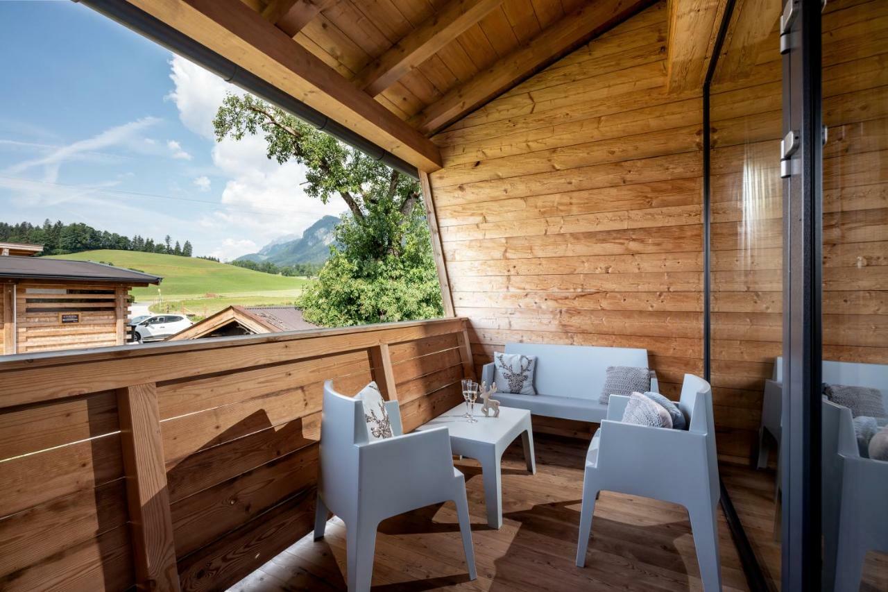 Narzenhof Wellness Chalets, Familien & Luxus Apartments Am Bauernhof St. Johann in Tirol Eksteriør billede